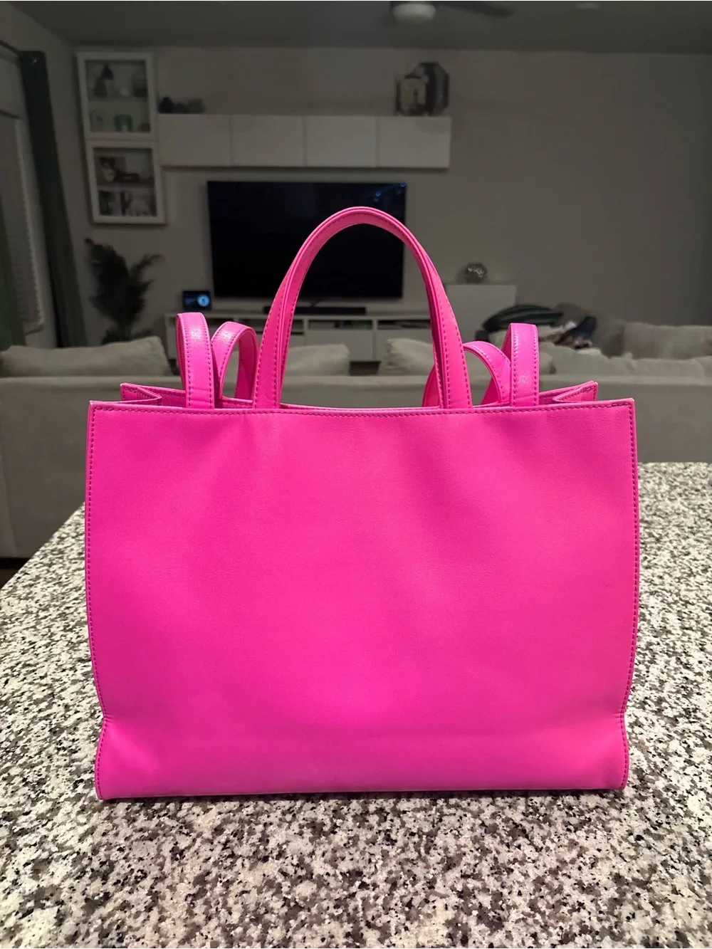 Telfar Large Azalea Pink Shopping Bag